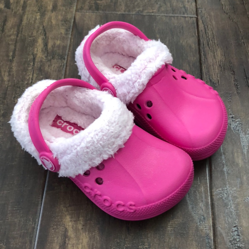 Pink Toddler Crocs!